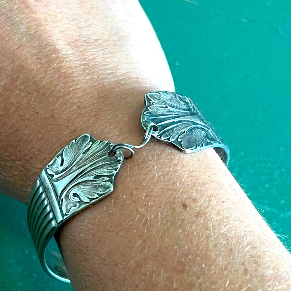 Silver Spoon Silverware Vintage Bracelet ER Plate ER Silverplate